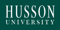 large logo for Husson University